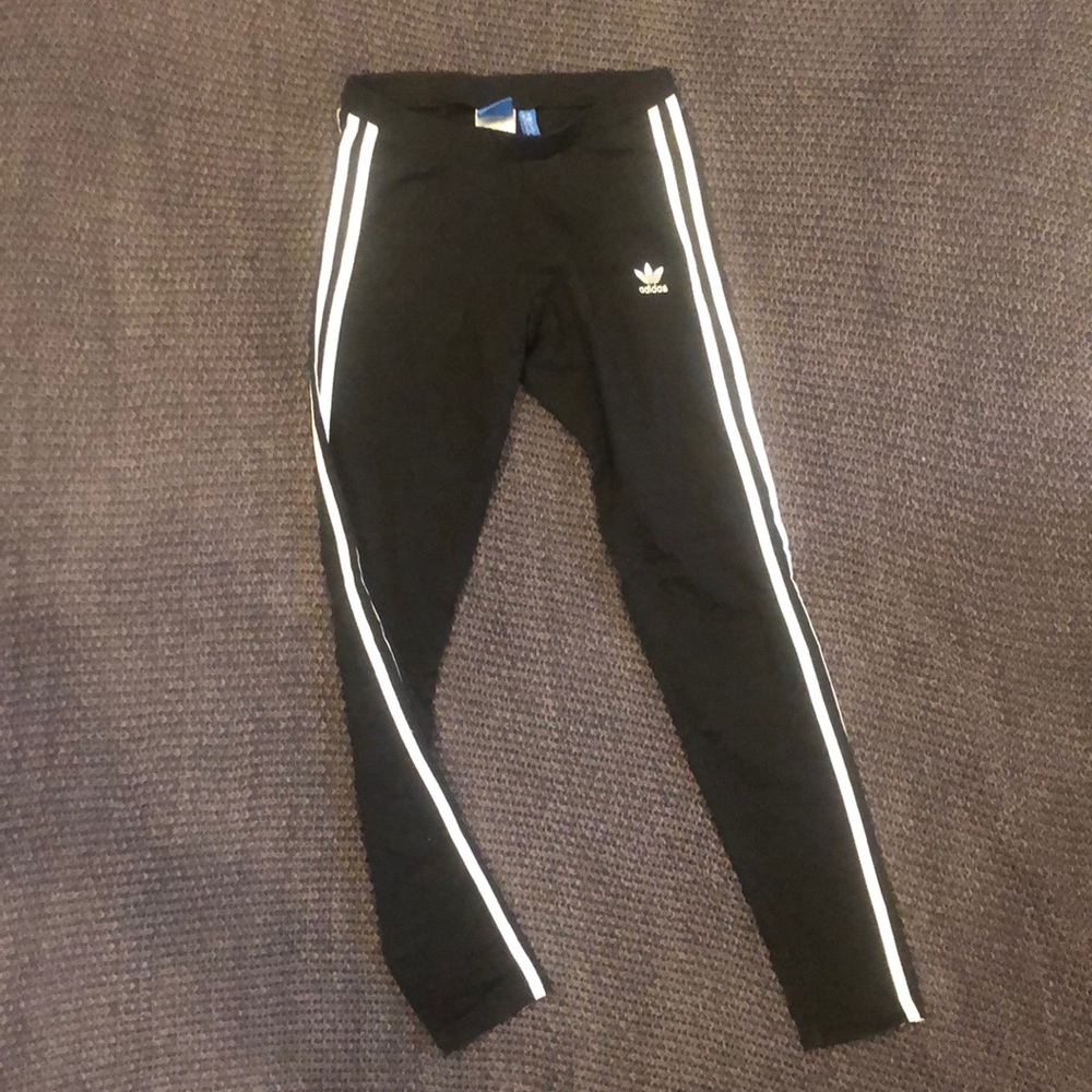 Adidas stripped leggings